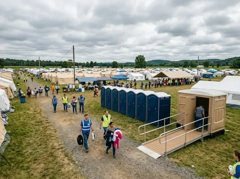 disaster-relief-camp-restrooms-010 — frequently asked questions, Dumpster & Portable Bathrooms Rental in Falling Waters, WV